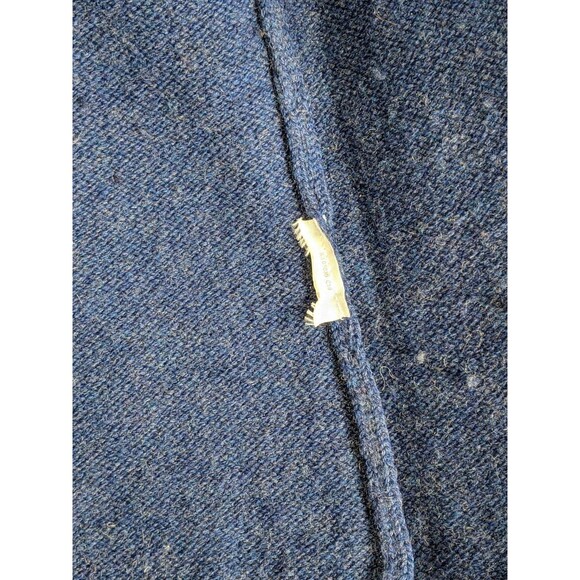 PENDLETON Washable Wool Women’s Size XL Open Cardigan Sweater Geometric Blue - Picture 8 of 8